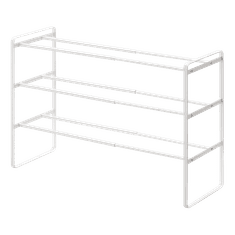 Yamazaki Stojan na boty nastavitelný Frame 7555, na 9-16 párů, bílý