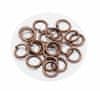 Kraftika 76pcs antique copper color pokovené 0. 9x8mm round split