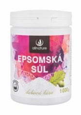 Allnature 1000g epsom salt oak bark, koupelová sůl