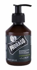 Proraso 200ml cypress & vetyver beard wash, šampon