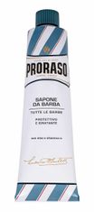 Proraso 150ml blue shaving soap in a tube, pěna na holení