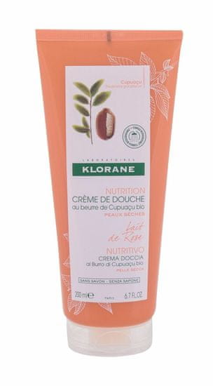 Klorane 200ml cupuau rose milk, sprchový krém