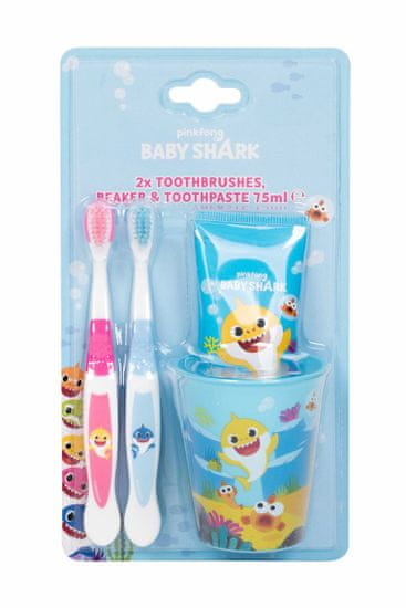 Pinkfong 75ml baby shark set, zubní pasta