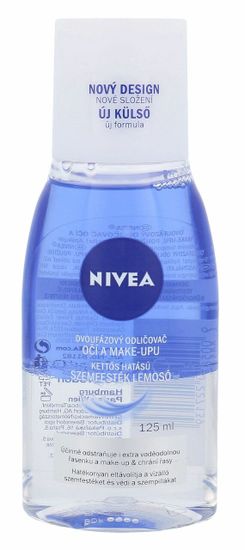 Nivea 125ml double effect eye make-up remover, odličovač očí