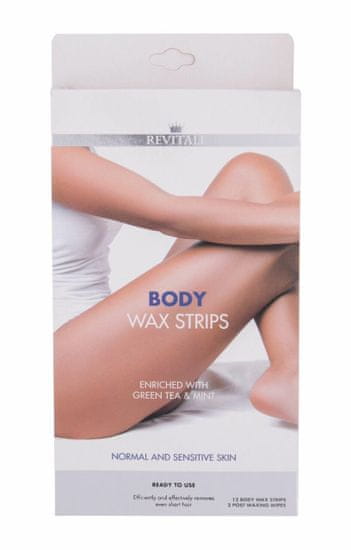 REVITALE 12ks wax strips body, depilační přípravek