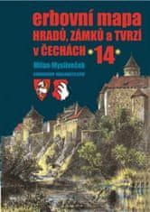 Milan Mysliveček: Erbovní mapa hradů, zámků a tvrzí v Čechách 14