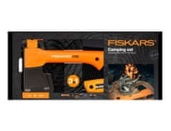 Fiskars Set kempingový sekera X5 + nůž Hardware + pilka 1057912