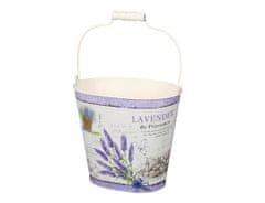 Ceramicus Set kbelíků LAVENDER DE PROVENCE plechový 18,22,27 cm; 3 ks