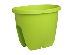 Plastkon Truhlík BALCONIA na zábradlí plastový zelený 30 cm