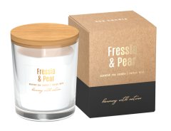 Ceramicus Svíčka ve skle FRESSIA&PEAR ECO vonná 130 g