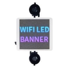 Stualarm Wifi LED banner - plnobarevný displej s vysokým jasem 21,5 cm x 19,5 cm (LED-banner2)