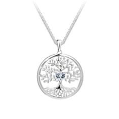 Preciosa Krásný stříbrný náhrdelník Strom života Sparkling Tree of Life 5329 00 (řetízek, přívěsek)