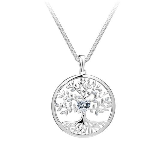 Preciosa Krásný stříbrný náhrdelník Strom života Sparkling Tree of Life 5329 00 (řetízek, přívěsek)