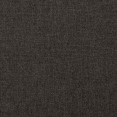 Vidaxl Podnožka tmavě hnědá 78 x 56 x 32 cm textil