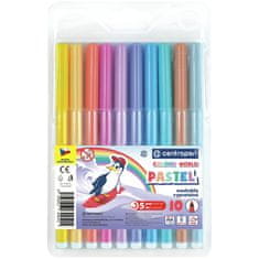 Centropen popisovač 7550/10 Colour World pastel - 3 balení