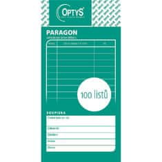 Optys 1070 - Paragon obchodní, 100 listů - 4 balení