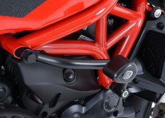 R&G racing aero padací chrániče - DUCATI Monster 821 a 1200, černé