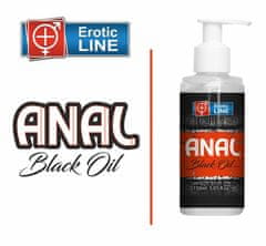 EROTIC LINE LUBRIKAČNÍ ANÁLNÍ OLEJ BLACK OIL 150ML