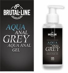 BRUTAL LINE ANÁLNÍ LUBRIKAČNÍ GEL AQUA ANAL GREY 150ML