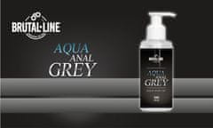 BRUTAL LINE ANÁLNÍ LUBRIKAČNÍ GEL AQUA ANAL GREY 150ML