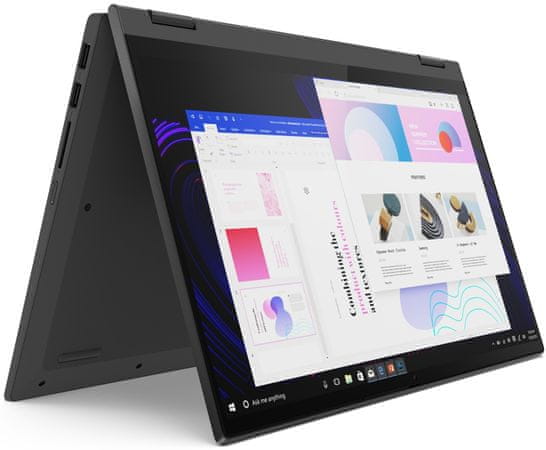 konvertibilný notebook Lenovo IdeaPad flex 5 výkonný ľahký prenosný wlan bluetooth hdmi wifi ax ips displej s vysokým rozlíšením dolby audio výkonný procesor 