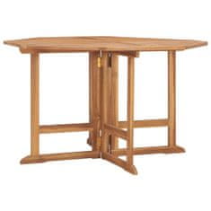 Greatstore Skládací zahradní jídelní stůl 120 x 120 x 75 cm masivní teak