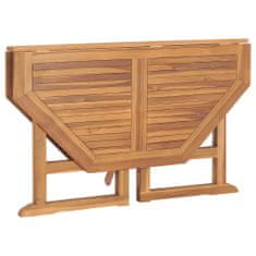 Greatstore Skládací zahradní jídelní stůl 120 x 120 x 75 cm masivní teak