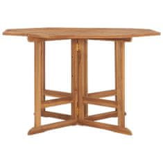 Greatstore Skládací zahradní jídelní stůl 120 x 120 x 75 cm masivní teak