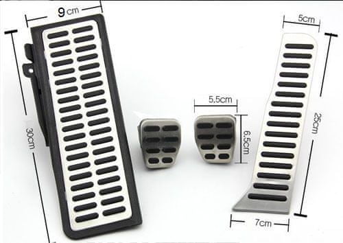 Protec  Sportovní pedály Škoda Octavia II 2004 -2013 manuální