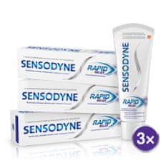 Sensodyne Zubní pasta Rapid 75 ml 3 ks