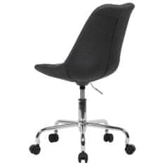 Bruxxi Kancelářská židle Leos, textilní potahovina, tmavě šedá