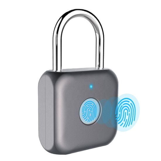 E Link SMART PADLOCK chytrý visací zámek II čtvercový