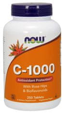 NOW Foods Vitamin C-1000 s bioflavonoidy a šípkem, 250 tablet