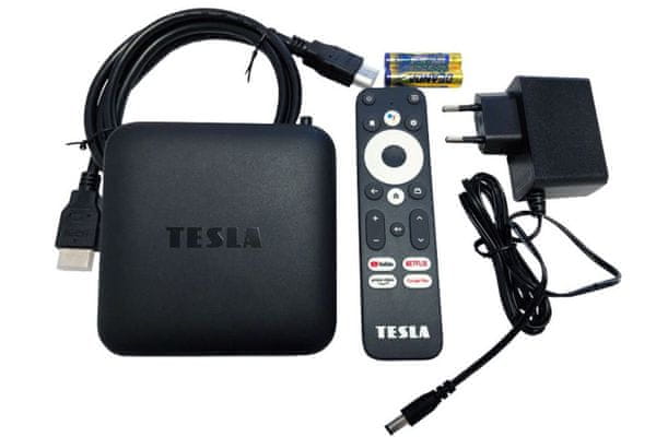  multimediálne centrum tesla MediaBox xa400 UHD android tv chromecast built in google play dolby audio 4k ultra hd rozlíšení hdr usb hdmi Bluetooth wifi 