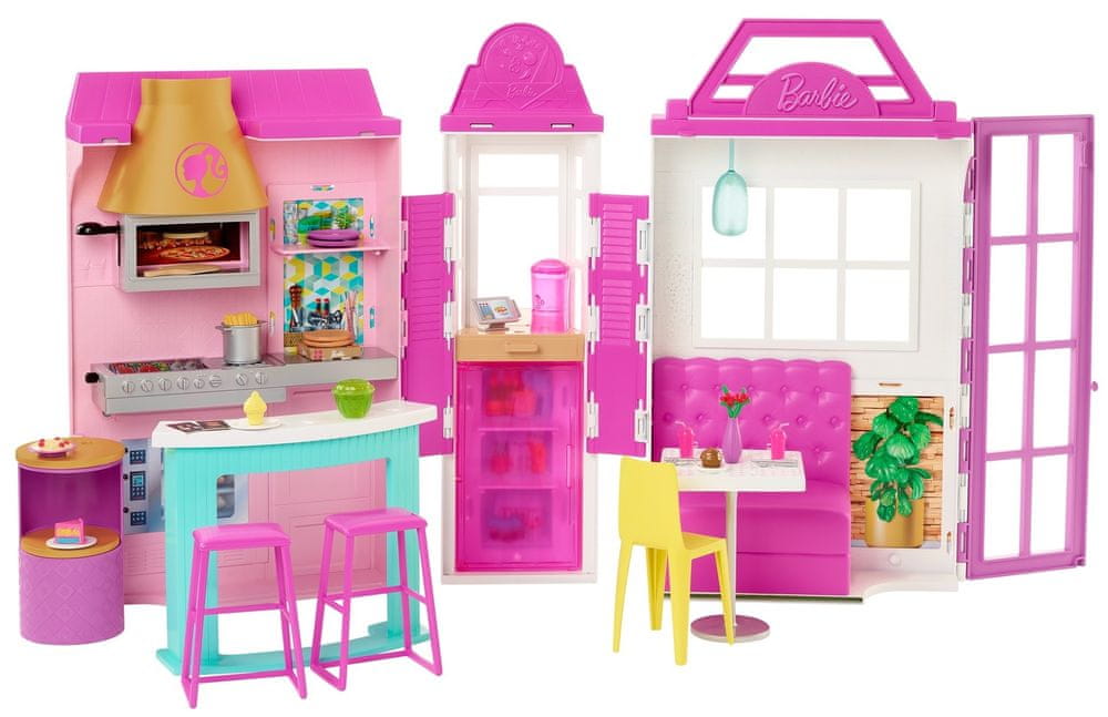 Mattel Barbie Restaurace Herní set - rozbaleno