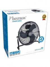 TWM Podlahový ventilátor Retro 100W 45 cm ocelová černá