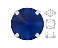 Izabaro 4ks crystal sapphire blue 206 round rivoli 12mm