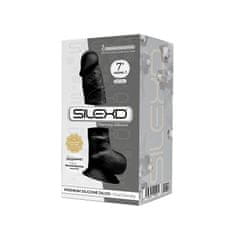 Silexpan SilexD Dual Density Dildo 7" (17,7 cm) Black