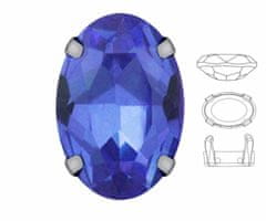 Izabaro 4ks crystal sapphire blue 206 oválný efektní kámen