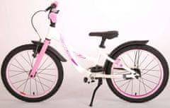 TWM Glamour 18palcový 24cm dětské kolo bílá/růžová