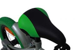 TWM Sportovní 14palcový 22 cm dětské kolo s brzdou Grey/Green