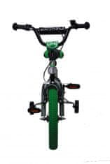 TWM Sportovní 14palcový 22 cm dětské kolo s brzdou Grey/Green