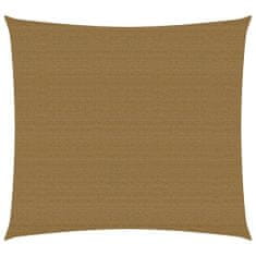 Greatstore Stínicí plachta 160 g/m2 taupe 2,5 x 3 m HDPE