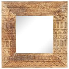 Vidaxl Ručně vyřezávané zrcadlo 50 x 50 x 11 cm masivní mangovník