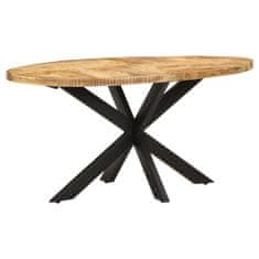 Greatstore Jídelní stůl 160 x 90 x 75 cm hrubé mangovníkové dřevo
