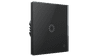 Glasense skleněný Vypínač 1-tlačítkový, Graphenium Black, WiFi