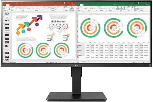 herní profesionální monitor LG 34BN770 (34BN770-B.AEU) hdr 10 amd freesync stojan blue light reduction flicker safe bez lagů usb 3.0