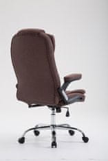 BHM Germany Kancelářská židle Thor, textil, hnědá