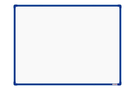 boardOK Keramická tabule na fixy s modrým rámem 120 x 090 cm