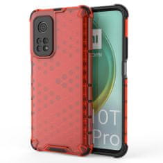 MobilPouzdra.cz Hybridní červené HEXAGON pouzdro na XIAOMI Mi 10T / Mi 10T Pro